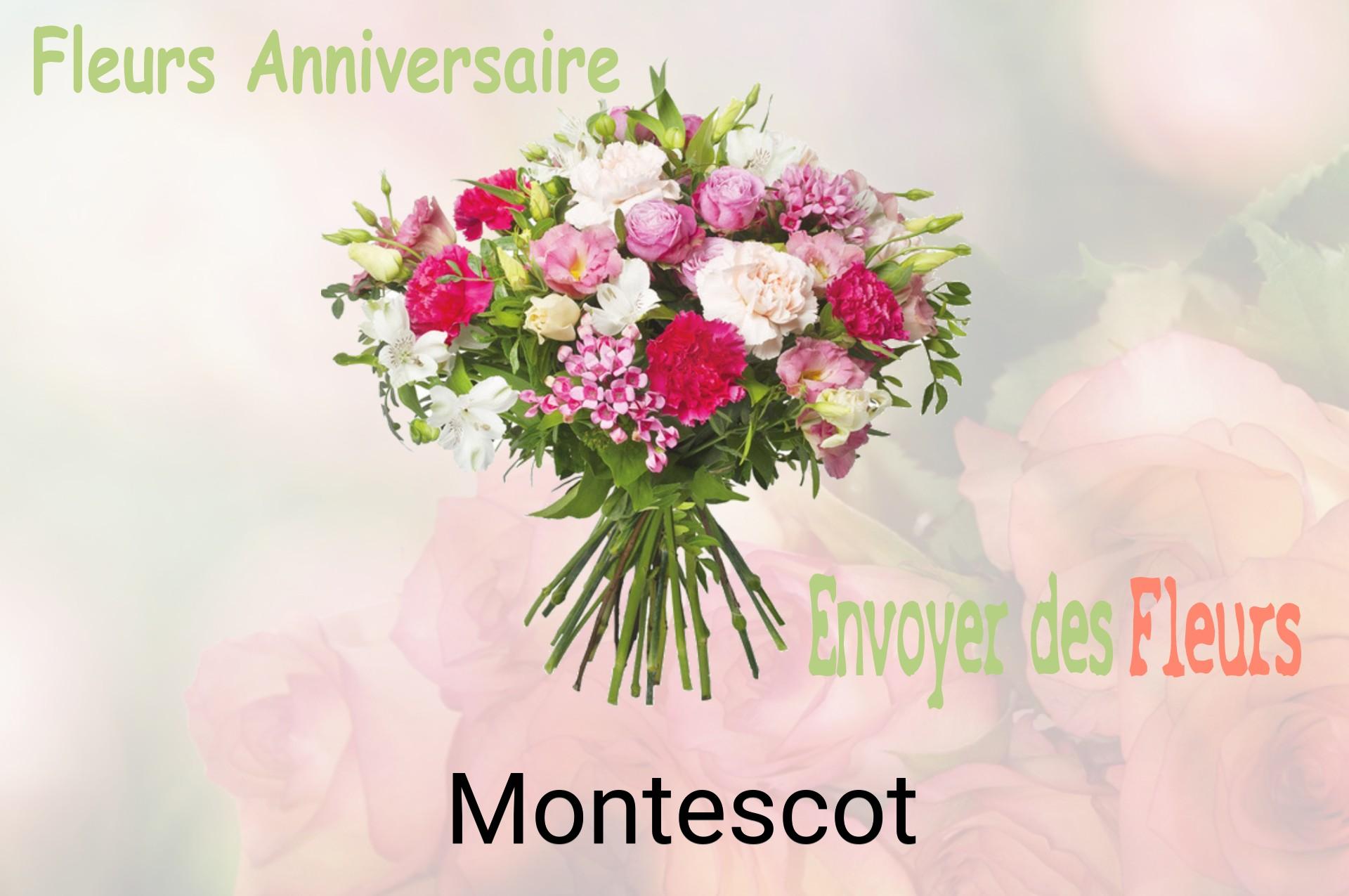 Bouquet de fleurs d’anniversaire livré à Montescot